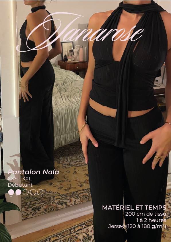 Pantalon Nola | Patron de Couture PDF JANAROSE