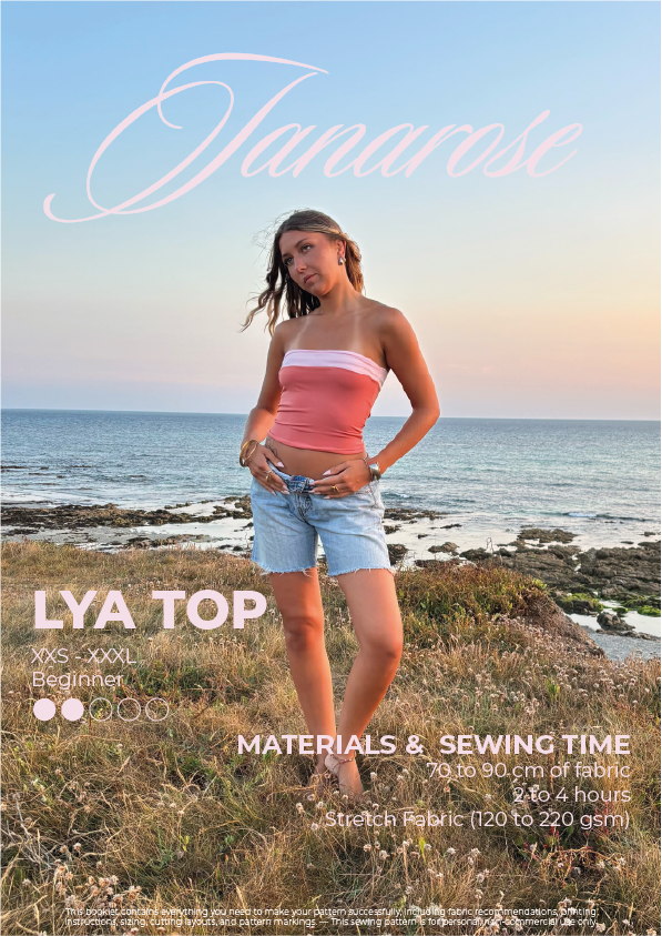 Lya Top | Digital Sewing Pattern JANAROSE