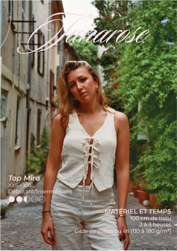 Top Mira | Patron de couture PDF JANAROSE