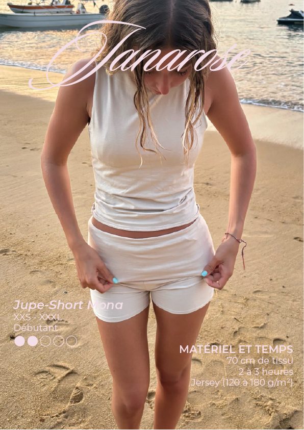 Jupe-Short Mona | Patron de Couture PDF JANAROSE