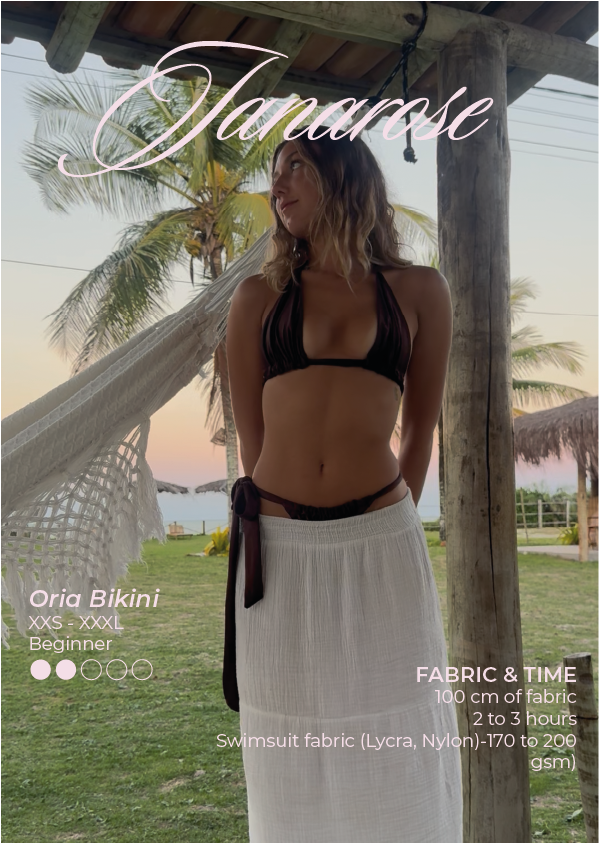 Bikini Oria | Patron de Couture PDF JANAROSE