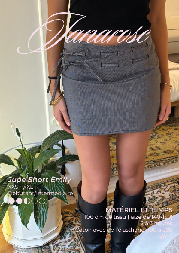 Jupe-Short Emily | Patron de Couture PDF JANAROSE