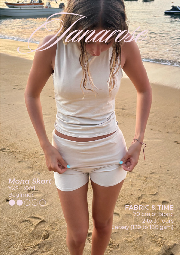 Jupe-Short Mona | Patron de Couture PDF JANAROSE
