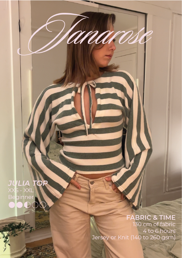 Top Julia | Patron de Couture PDF JANAROSE