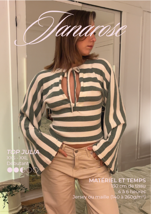 Top Julia | Patron de Couture PDF JANAROSE
