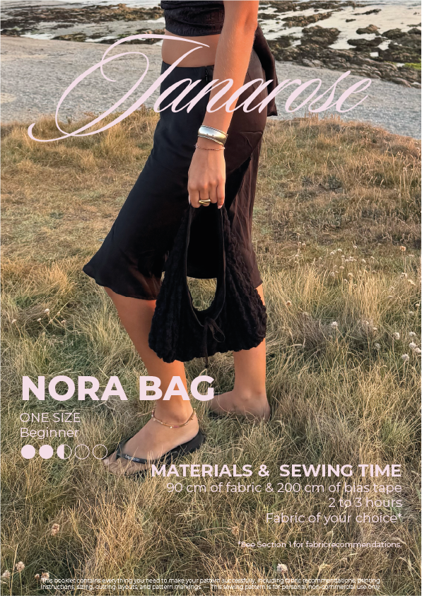 Sac Nora | Patron de Couture PDF JANAROSE
